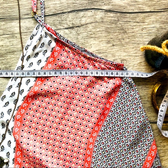 Boho Flowy Handkerchief Hem Maxi Dress 14 - Baby Bump Perfect! - Picture 5 of 7